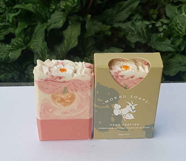 Peaches Goats milk Soap