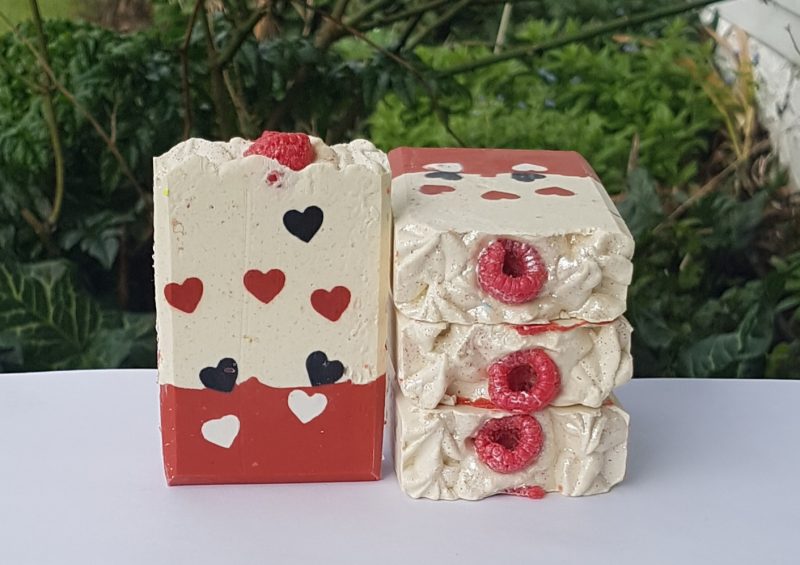 Black Raspberry & Vanilla goats milk Soap