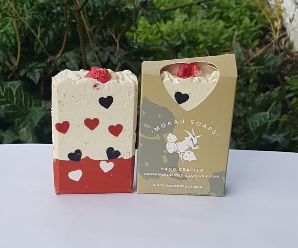 Black Raspberry & Vanilla goats milk Soap