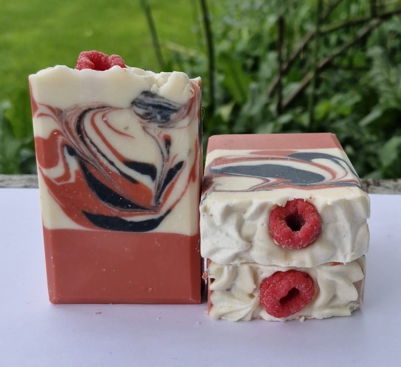 Black Raspberry & Vanilla goats milk Soap