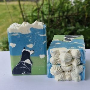 English Sheep Dog Goats milk soap