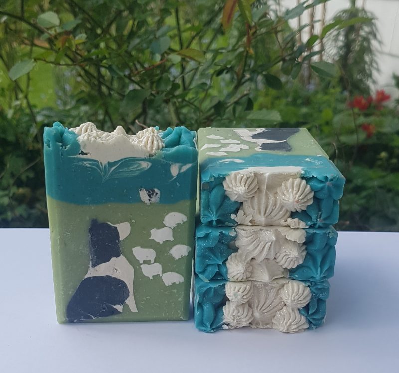 English Sheep Dog Goats milk soap Mokau Soaps