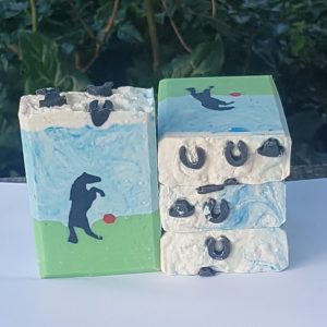 Black Raspberry & Vanilla little pony goats milk Soap